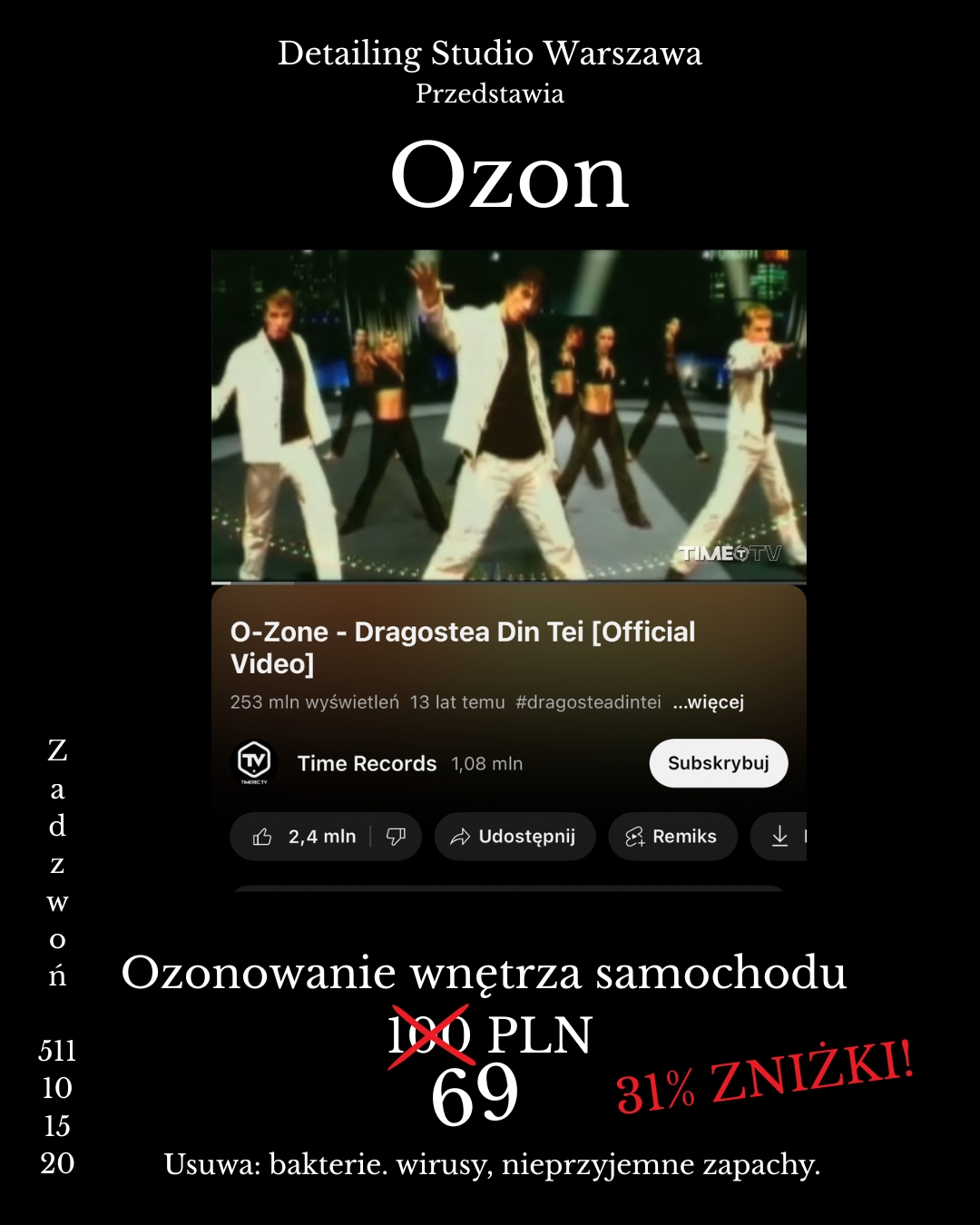 Sposób jak pozbyć się zapachu papierosów z samochodu